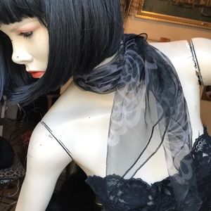 Vintage Sheer Scarf